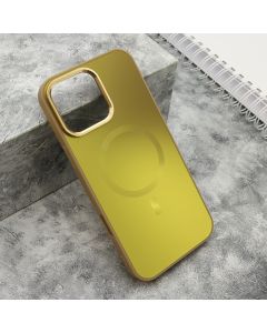 Maska COLOR METAL MagSafe za iPhone 16 Pro Max, zlatna - F119383