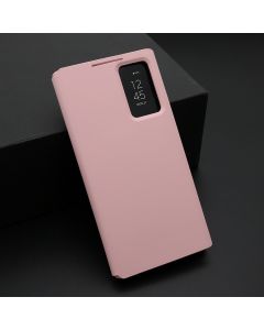 Maska za Samsung Galaxy S24 Ultra 5G BI FOLD Smart Window roze