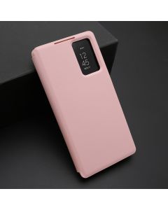 Maska za Samsung Galaxy S25 Ultra 5G BI FOLD Smart Window roze