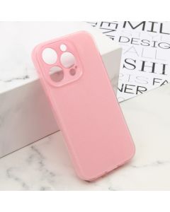 Maska GLOW SHINING za iPhone 15 Pro, svetlo roza - F119734