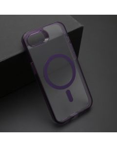 Maska COLOR FRAME MagSafe za iPhone 16E, ljubičasta - F119916