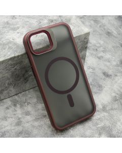 Maska DARK DROP MagSafe za iPhone 16E, bordo - F119919