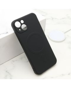 Maska VELVET TOUCH MagSafe za iPhone 13, crna - F119922