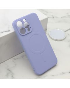 Maska VELVET TOUCH MagSafe za iPhone 13 Pro, ljubičasta - F119927