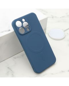 Maska VELVET TOUCH MagSafe za iPhone 13 Pro, plava - F119928