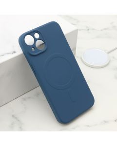 Maska VELVET TOUCH MagSafe za iPhone 14, plava - F119932