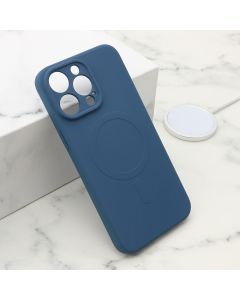 Maska VELVET TOUCH MagSafe za iPhone 15 Pro Max, plava - F119952