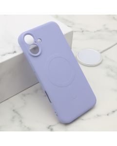 Maska VELVET TOUCH MagSafe za iPhone 16 Plus, ljubičasta - F119959