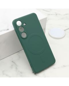 Maska VELVET TOUCH MagSafe za Samsung S931B Galaxy S25 5G, tamno zelena - F120017