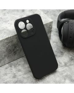 Maska VELVET TOUCH za iPhone 15 Pro, crna - F120068