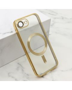 Maska CAMERA PROTECT MagSafe za iPhone 16E, zlatna - F120263