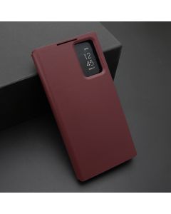 Maska BI FOLD Smart Window za Samsung S918B Galaxy S23 Ultra 5G, bordo - F120302