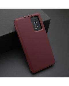 Maska BI FOLD Smart Window za Samsung S938B Galaxy S25 Ultra 5G, bordo - F120305