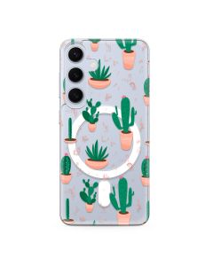 Maska silikonska PRINT MagSafe za Samsung S921B Galaxy S24 5G, kaktus - F120608