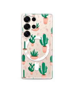 Maska silikonska PRINT MagSafe za Samsung S938B Galaxy S25 Ultra 5G, kaktus - F120620