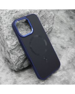 Maska CARBON MagSafe za iPhone 16 Pro Max, plava (big camera) - F120791