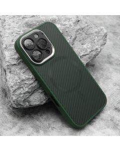 Maska CARBON MagSafe za iPhone 16 Pro, zelena - F120793