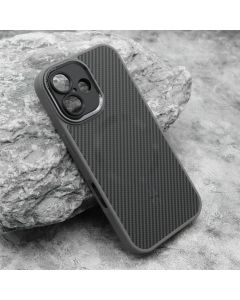 Maska za iphone 16 (61) CARBON MagSafe siva (small camera)