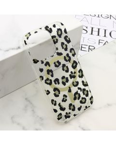 Maska LEOPARD MagSafe za iPhone 15 Pro, crna - F120811
