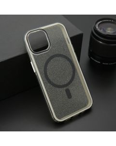 Maska CRYSTAL MagSafe za iPhone 13, crna - F120838