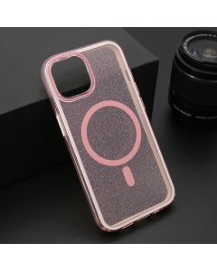 Maska za iPhone 13 (61) CRYSTAL MagSafe roze