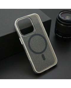Maska CRYSTAL MagSafe za iPhone 16 Pro, crna - F120843