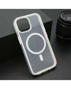 Maska CRYSTAL MagSafe za iPhone 15, bela - F120849