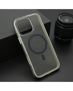 Maska za iPhone 16 Pro Max (69) CRYSTAL MagSafe crna