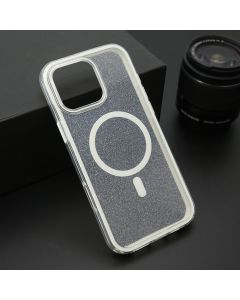 Maska za iPhone 16 Pro Max (69) CRYSTAL MagSafe bela