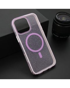 Maska CRYSTAL MagSafe za iPhone 16 Pro Max, ljubičasta - F120857