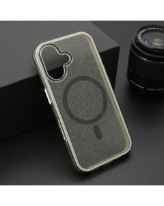 Maska CRYSTAL MagSafe za iPhone 16, crna - F120858