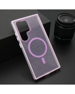 Futrola CRYSTAL MagSafe za Samsung S928B Galaxy S24 Ultra 5G, ljubičasta