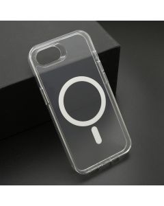 Silikonska maska Color frame MagSafe za iPhone 16E, providna