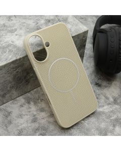 Maska LUME MagSafe za iPhone 16, bež - F120974
