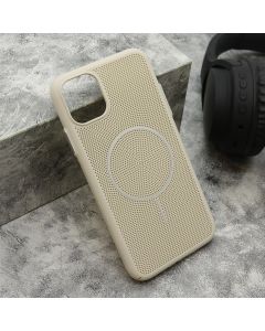 Maska LUME MagSafe za iPhone 11, bež - F120980