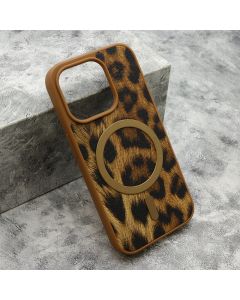 Maska ROAR STYLE MagSafe za iPhone 15 Pro braon