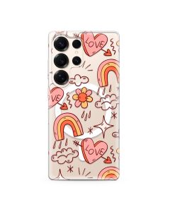 Maska silikonska PRINT MagSafe za Samsung S938B Galaxy S25 Ultra 5G, love - F121080