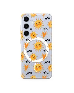 Maska silikonska PRINT MagSafe za Samsung S921B Galaxy S24 5G, sun - F121085