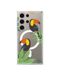 Maska silikonska PRINT MagSafe za Samsung S928B Galaxy S24 Ultra 5G, jungle