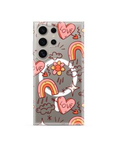 Maska silikonska PRINT MagSafe za Samsung S928B Galaxy S24 Ultra 5G, love - F121088