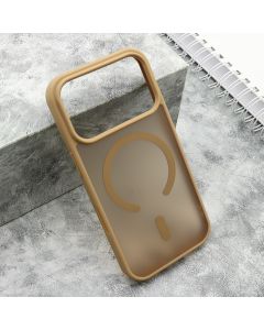 Maska za iPhone 17 Pro (63) SILKY MagSafe MATTE zlatna