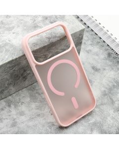 Maska za iPhone 17 Pro (63) SILKY MagSafe MATTE roze