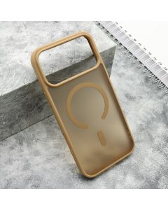 Maska za iphone 17 Pro Max (69) SILKY MagSafe MATTE zlatna