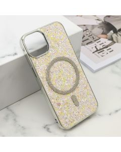 Futrole GLAM GLOW MagSafe za iPhone 13, siva - F121182