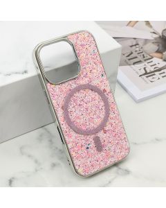 Futrole GLAM GLOW MagSafe za iPhone 16 Pro, roza - F121185
