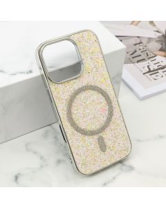 Futrole GLAM GLOW MagSafe za iPhone 16 Pro, siva - F121186