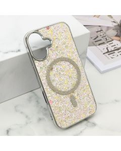 Futrole GLAM GLOW MagSafe za iPhone 16, siva - F121194
