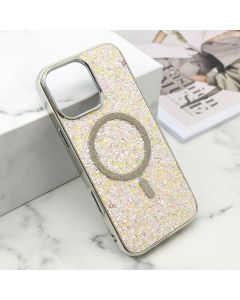 Futrole GLAM GLOW MagSafe za iPhone 16 Pro Max, siva - F121198