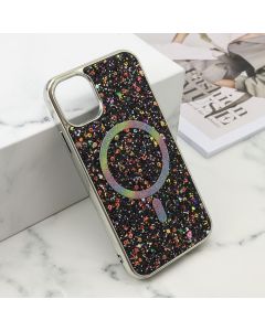 Futrole GLAM GLOW MagSafe za iPhone 11, crna - F121200