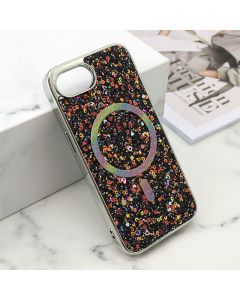 Futrole GLAM GLOW MagSafe za iPhone 16E, crna - F121204